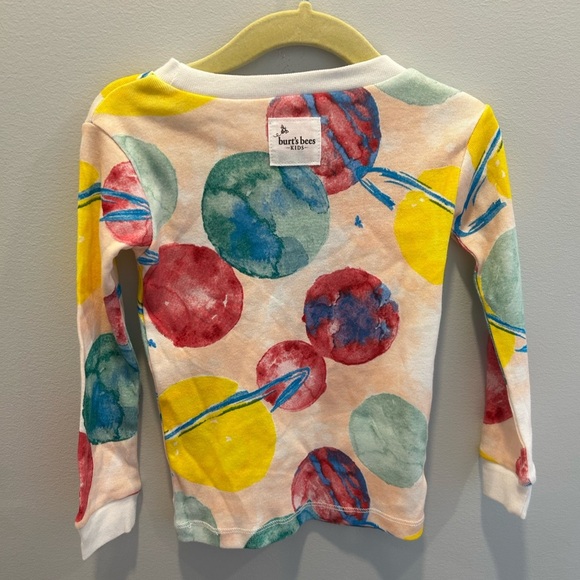 Burt's Bees Kids Colorful Planet Print Shirt - Picture 1 of 4